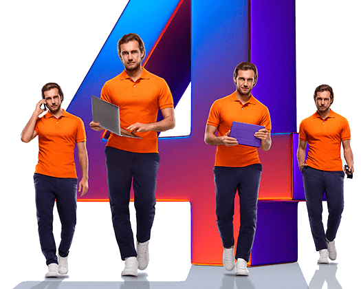 Великолепная четверка Ростелеком в деревня Кривые Верхи (Орловская область)